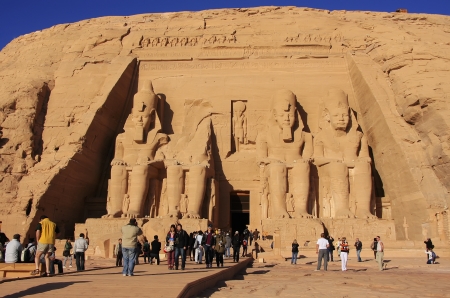 The Great temple of Abu Simbel, Nubia, Egyptのeditorial素材