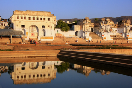 Pushkar lake and temples, Rajasthan, India