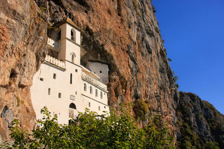 Upper church of Ostrog Monastery, Montenegro, Balkans