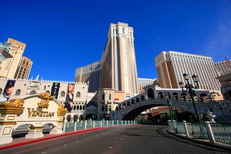 Venetian Resort hotel and casino, Las Vegas, Nevada, USAのeditorial素材