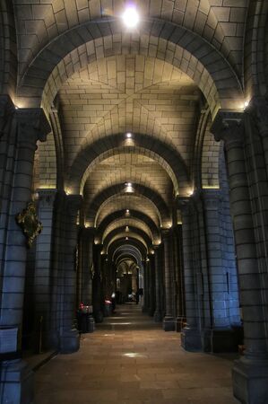 Interior of Saint Nicholas Cathedral in Monaco-Ville, Monaco. It  was built in 1875-1903 and...