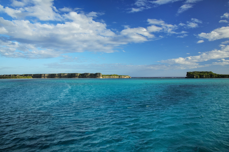 Lekiny Bay between Ouvea, Faiava and Mouli islands, Loyalty Islands, New Caledonia.の写真素材