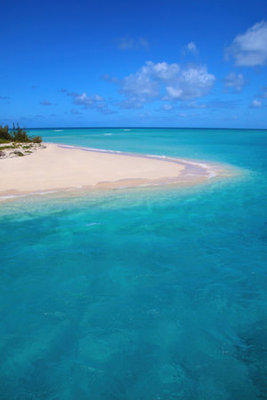 Channel between Ouvea and Mouli Islands flowing into Ouvea Lagoon, Loyalty Islands, New Caledonia. The lagoon was listed as Unesco World Heritage site in 2008.の写真素材
