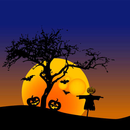 illustration of halloween pumpkin designのイラスト素材