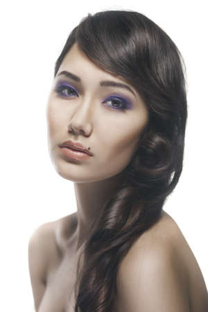 portrain of asian womanの写真素材