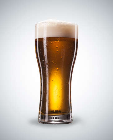 Glass of beerの写真素材