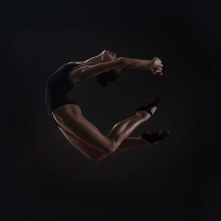 beautiful woman ballet dancerの写真素材