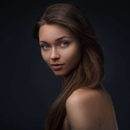 Portrait of beautiful girlの写真素材