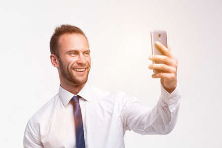 Portrait of young businessmanの写真素材