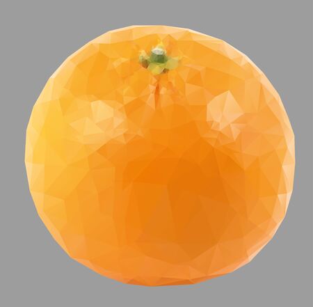 orange with trianglesのイラスト素材