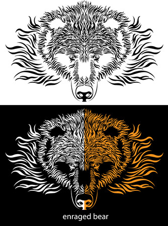 tattoo bearのイラスト素材