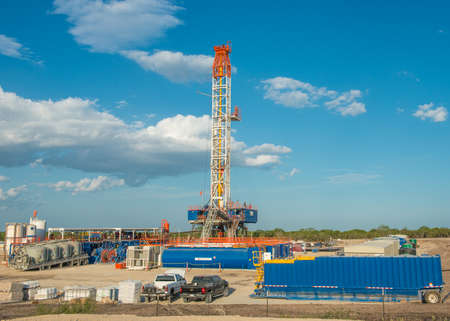 Oil Drilling Rig In Eagle Ford Shale