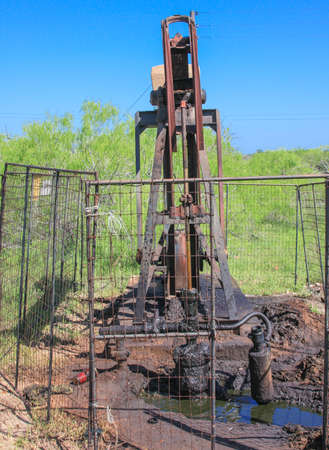 Oil Spill Pollution From Wellの写真素材