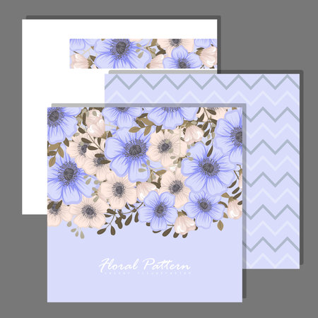 Vintage floral violet. Vector illustrationのイラスト素材