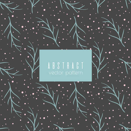 Background floral vector - abstract seamless pattern. Wallpaperのイラスト素材