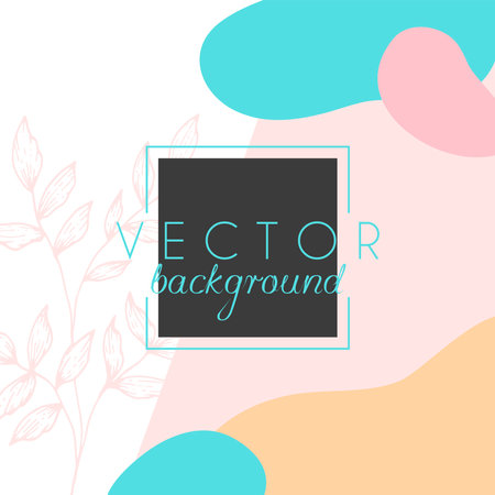 Abstract background. Modern design template in minimal style. Stylish cover for beauty presentation,...