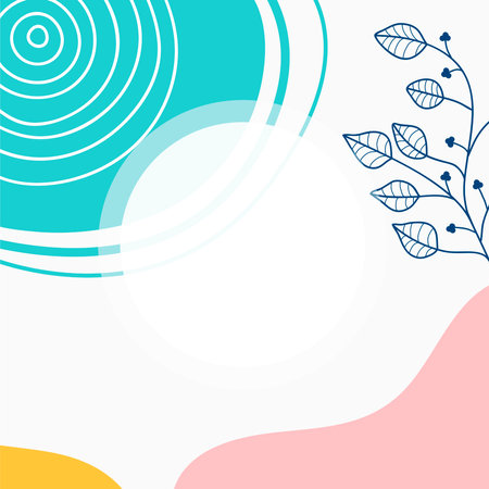 Abstract background. Modern design template in minimal style. Stylish cover for beauty presentation, branding design. Vector illustrationのイラスト素材