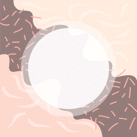 Abstract background. Modern design template in minimal style. Stylish cover for beauty presentation, branding design. Vector illustrationのイラスト素材