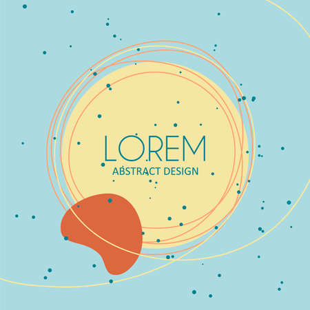 Abstract background. Modern design template in minimal style. Stylish cover for beauty presentation, branding design. Vector illustrationのイラスト素材