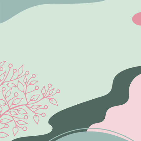 abstract background. Modern design template in minimal style. Stylish cover for beauty presentation, branding design.のイラスト素材