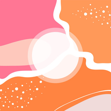 abstract background. Modern design template in minimal style. Stylish cover for beauty presentation, branding design.のイラスト素材