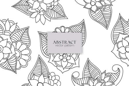 Seamless Floral Pattern vectorのイラスト素材