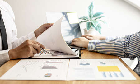 The finance department is helping to summarize the company's financials to bring to the big meeting...
