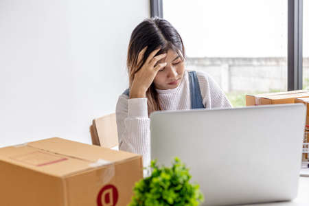 Online store owners are stressed after product sales drop, selling products requires a marketing...