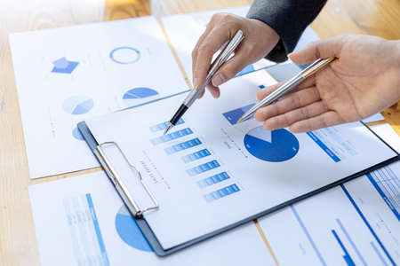 The atmosphere in the startup's meeting room was attended by three delegates to brainstorm and plan...