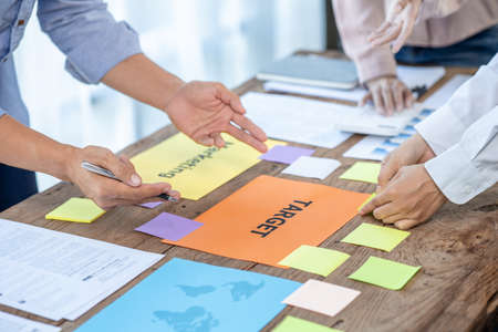 Meeting room for target group planners, the marketing department has a meeting to plan the marketing...