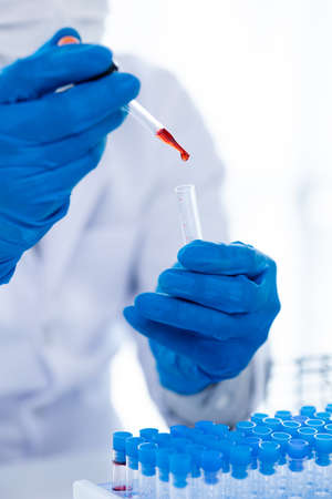 Laboratory assistants are investigating chemical reactions, medical scientists, chemical...