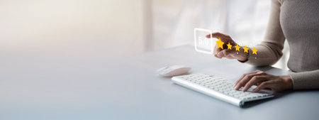 Product or service review ideas from customers, writing reviews from customers who use the products...