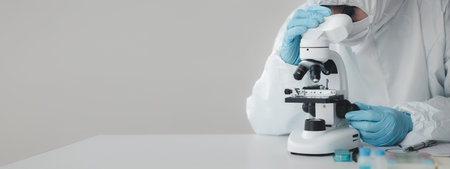 The laboratory is used for scientific research to test and research therapeutic vaccines, lab...