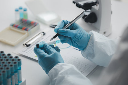 The laboratory is used for scientific research to test and research therapeutic vaccines, lab...