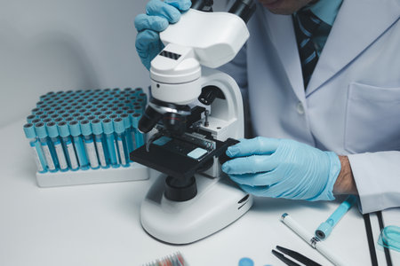 The laboratory is used for scientific research to test and research therapeutic vaccines, lab...