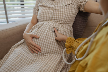 a pregnant mother spent a weekend with her daughter, they did a lot of activities together on the...