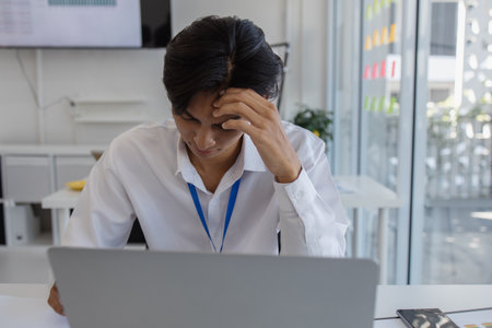 they are working in the office, marketing staff are working, accounting staff work in the office at the accounting office, startup, finance, company, department,の写真素材