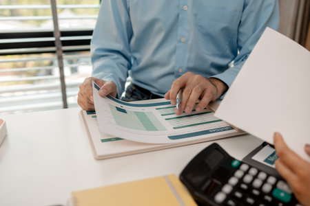 the company's statistics department staff is checking the figures form the graph in the document for...