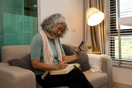 a mother spends her retirement years comfortably in her home, a grandmother spends her free time...