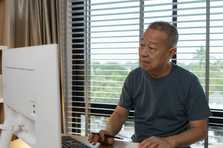 a father spends his retirement years comfortably in his home, a grandfather spends his free time...