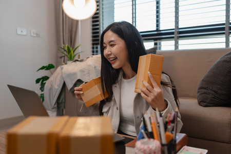 she live to sell her product online, sme, she is an entrepreneur and own a small business, live...