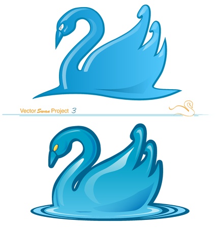 swan project 3のイラスト素材