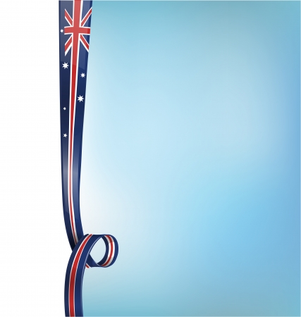 background with australian flagのイラスト素材