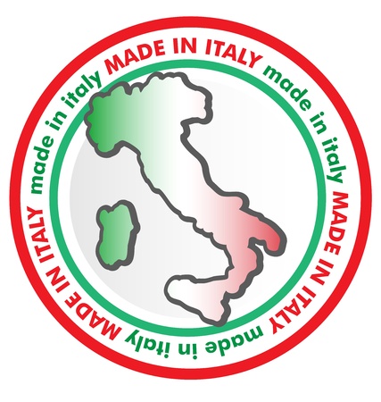 made in italy symbolのイラスト素材