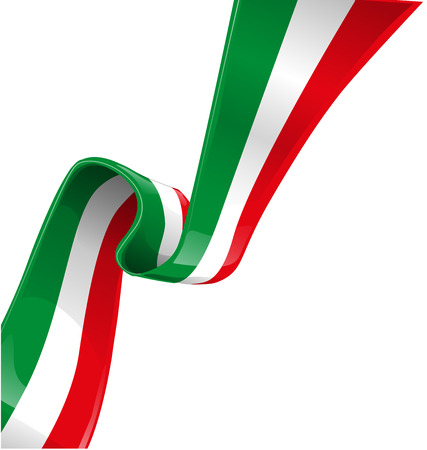 italian background with flag のイラスト素材