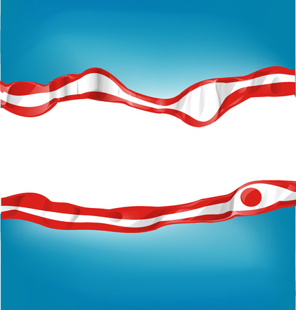 japan flag on  backgroundのイラスト素材