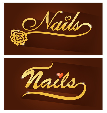 nails saloon symbolのイラスト素材