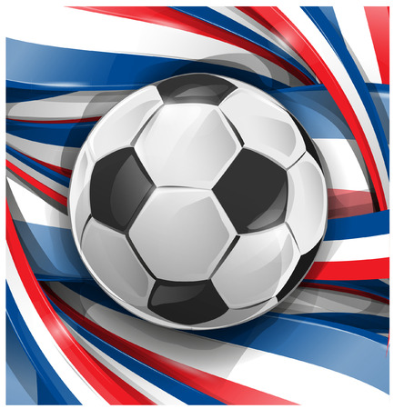 france background with flag and soccer ballのイラスト素材