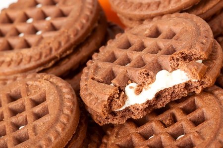 Cookie on the plateの写真素材