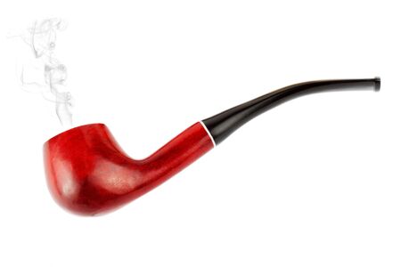 Tobacco Smoking pipe on the white background